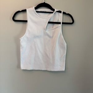 White Sleeveless‎ Women's Top